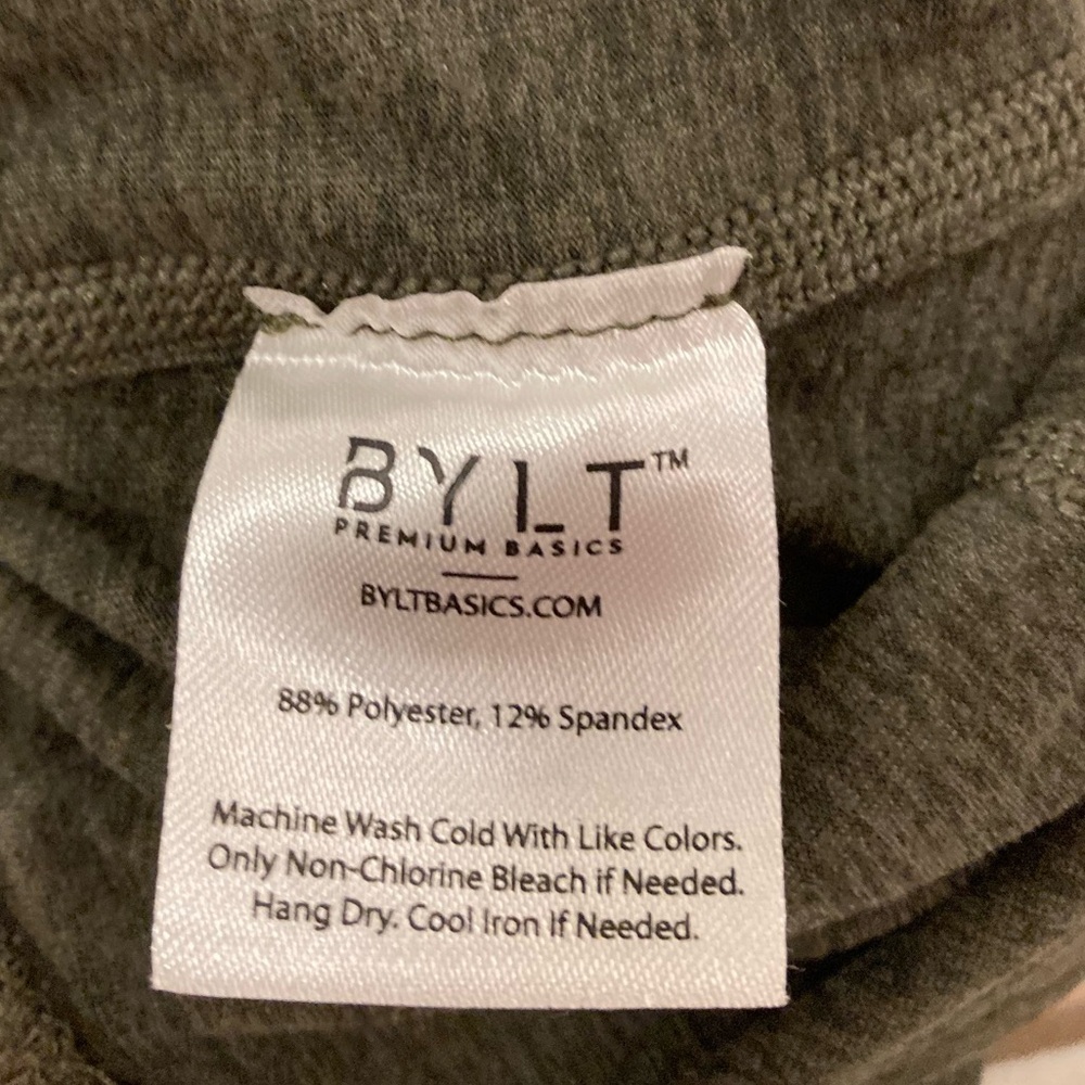 BYLT Basics Essential Jogger Dark Olive Green Small - Picture 14 of 16